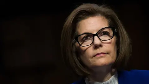 Getty Images Image shows Senator Catherine Cortez Masto in 2017