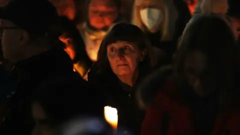 Woman with a candle