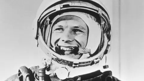 SPUTNIK/SCIENCE PHOTO LIBRARY Yuri Gagarin