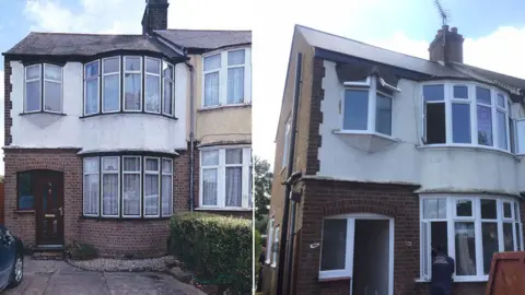 Luton & Dunstable University Hospital /BBC House before and after