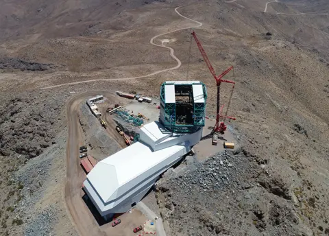 LSST Project/NSF/AURA Vera Rubin under construction