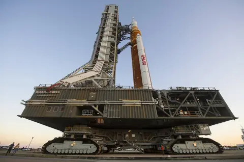 NASA/Aubrey Gemignani SLS rocket