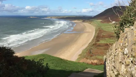 Rhossili beach, Gower