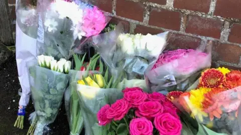 Flowers outside the property