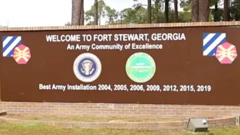 Fort Stewart signpost