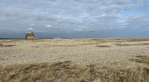 Martin Barber/BBC The landscape of Orford Ness