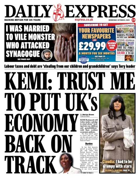  Trust me to put UK's economy back on track."