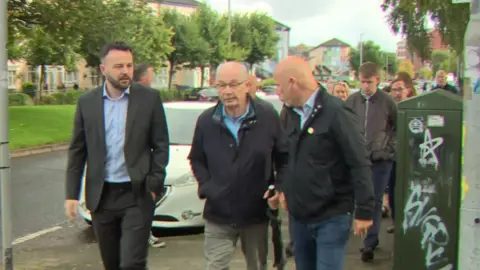 bbc Colum Eastwood accompanied relatives of some of the victims to a court hearing in Londonderry last year