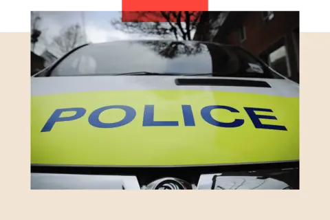 Getty Images  A Police car parked outside Kennington Police Station