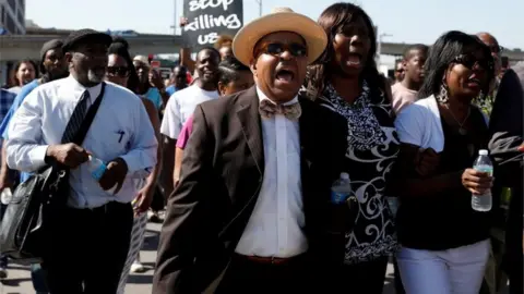 Reuters Protesters in St Louis