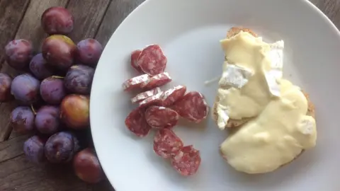 Mark Bauwens Monday's dinner.