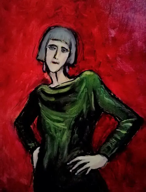 Anne Taylor Anne in a Green Dress portrait