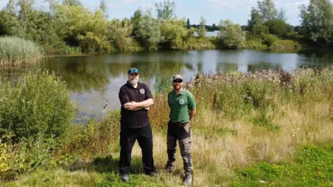 BBC Ben Welbourn and Kieren Thomas, a ranger