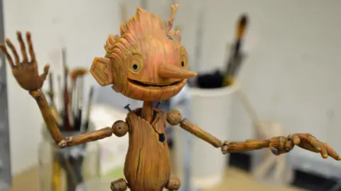 Pinocchio model in the Mackinnon and Saunders workshop