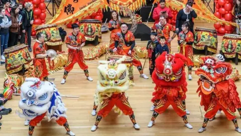 Birmingham Chinese Festival Committee Performers at a previous event