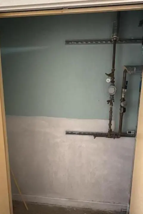 PA Housing One of the communal cupboards now without mould