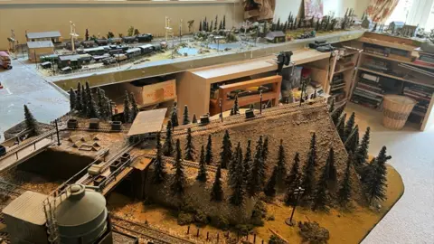 BBC Model railway of a branch line in the Forest of Dean