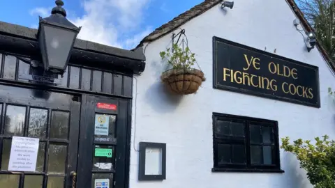 Katy Lewis/BBC Ye Olde Fighting Cocks, St Albans