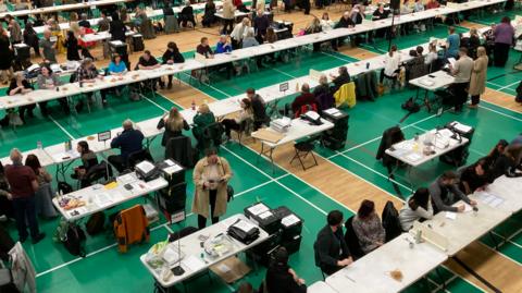 Stockton Council election count under way