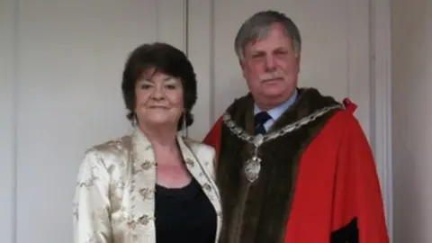 Pembroke Dock Town Council Peter Kraus and wife Doris