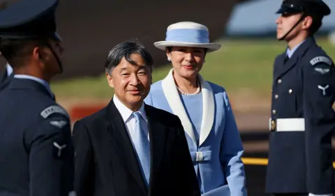 Reuters Japan's Emperor Naruhito and Empress Masako