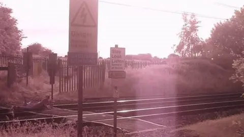 Network Rail Penny’s level crossing in Rossington