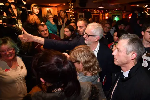 Getty Images Corbyn in Manchester