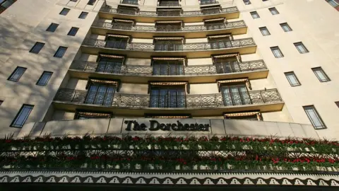 Getty Images The facade of The Dorchester Hotel in London