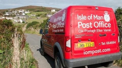 Isle of Man Post Office van