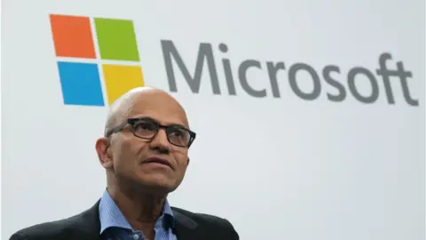 Getty Images Microsoft boss Satya Nadella