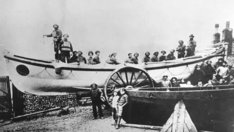 Sheringham Museum The first RNLI lifeboat at Sheringham was the Duncan, built at a cost of £345 donated by Mrs. Agnes Fraser (nee Duncan) in memory of her father and uncle. It was launched in July 1867.