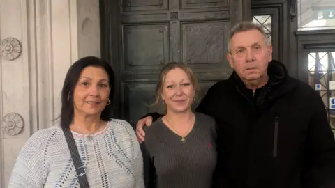 Sue Beck, Faye Crosher and Stephen Crosher