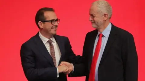 Getty Images Owen Smith and Jeremy Corbyn