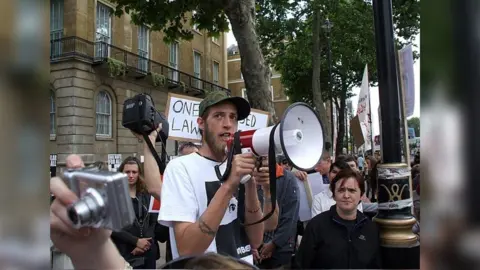 Brent Lee  Brent at a protest