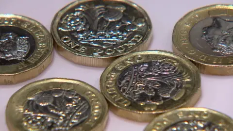 BBC Pound coins