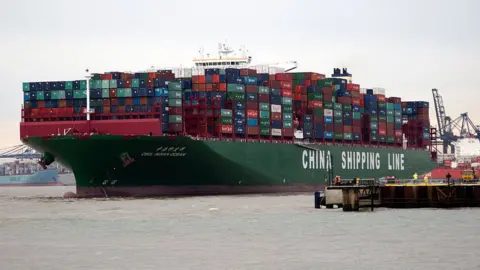 Getty Images A Chinese cargo ship