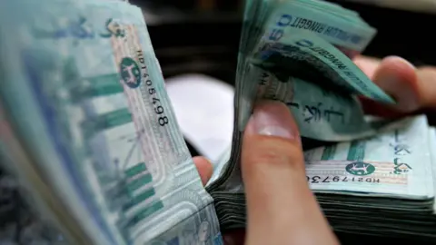 Getty Images File photo of 50 ringgit bills