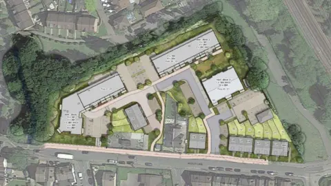 RBBC A map of the plot of proposed houses