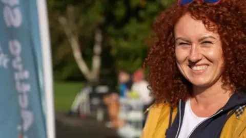 BBC Sylwia Juranek in a park