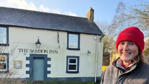 Dave Edwards BBC Jane McDaid Samson Inn pub