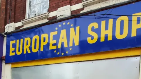 Avon and Somerset Police European Shop sign