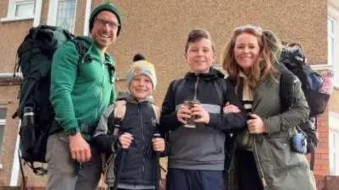 Matt Jones Matt and his family