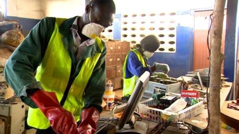 Togolese Innovators Turn The World's Junk Into Robots - BBC News