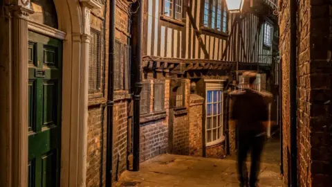 Getty An image of York's narrow alleyways