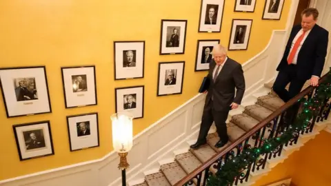 10 Downing Street Boris Johnson and Lord Frost