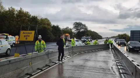 Katy Jon Went Barrier being removed on All