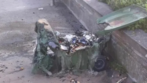 Mary Baxter Destroyed bin