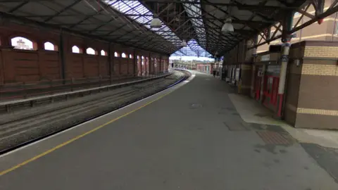 Google Holyhead railway station