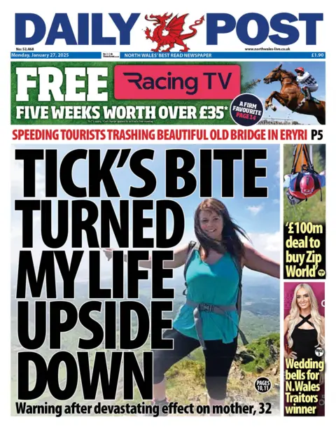 Daily Post Daily Post headlined: Tick's bite turned my life upside down