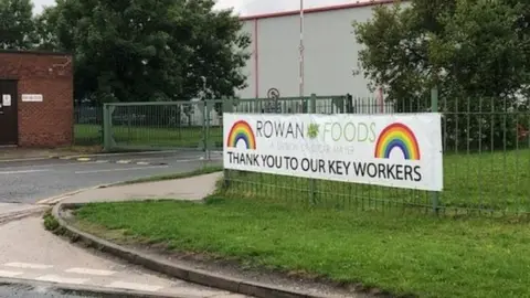 Rowan Foods in Wrexham says it has introduced screens and visors to keep staff safe